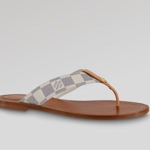 Damier Azur canvas - Sunny Flat Thong - Louis Vuitton
